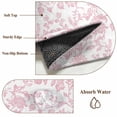 thumbnail image 6 of Light Pink Floral Paisley 7FT Round Area Rugs for Living Room Boho Leaf Vintage Farmhouse Linen Ultra-Thin Non-Slip Round Rugs Machine Washable Low Pile Circle Carpet for Bedroom Kitchen Nursery, 6 of 9