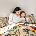 thumbnail image 5 of Manfei Halloween Ghost Print 7 Pieces Full Size Bedding Sets,Farm Turkey Full Size Bed in a Bag,Halloween Reversible, 5 of 7