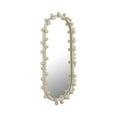 thumbnail image 6 of TOV Furniture Bubbles Ivory Oval Wall Mirror, 6 of 7