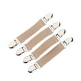 thumbnail image 1 of 4 piezas elásticos de acero inoxidable guante cierre de clip Beige Hugo Clips de manopla para niños, 1 of 6