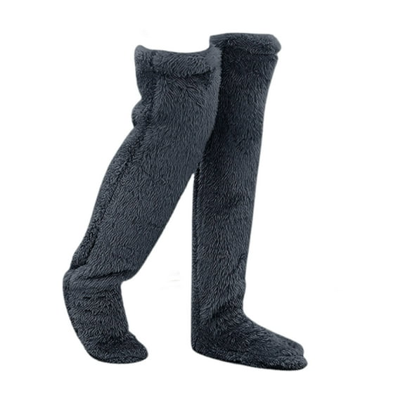 AUQ Knee High Socks,Polyester Women'S Socks,Calcetines Para Mujer,Black