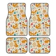 thumbnail image 1 of Balery Whimsical Fox Floral Garden Juego de 4 Alfombrillas para Auto, Revestimientos de Caucho Resistente, Diseño Antideslizante, 1 of 7