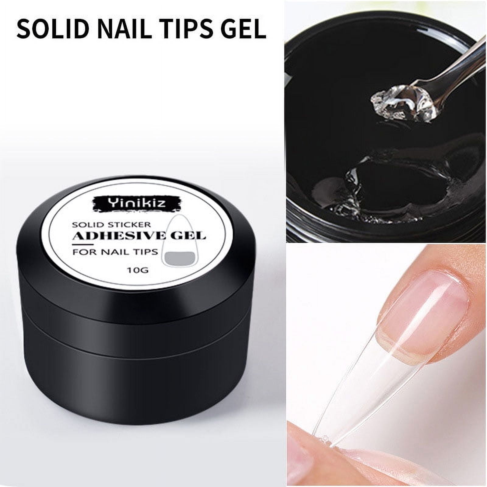 UV/LED SOLID GEL NAIL TIP ADHESIVE GLUE, SOAK-OFF