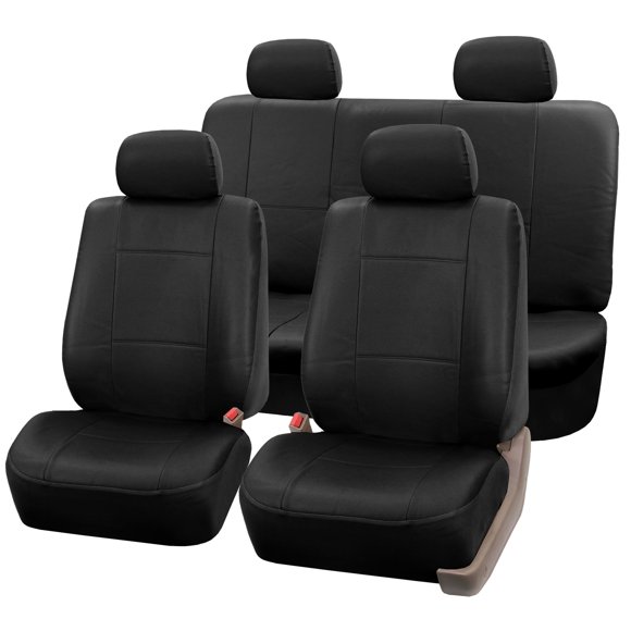 Universal PU Leather Seat Covers For Car Truck SUV Van - Full Set