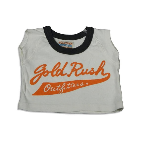 Gold Rush Outfitters - Baby Girls Cropped T-Shirt 25995-12-18Months (WHITE)
