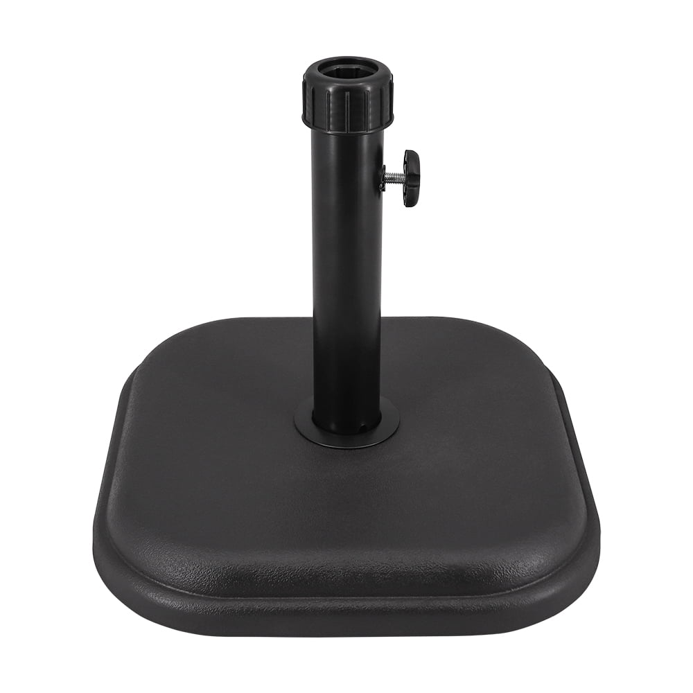 Abble 24 lbs Outdoor Patio Umbrella Base Designed to be Used with a Patio Table for Yard Garden Poolside in Black