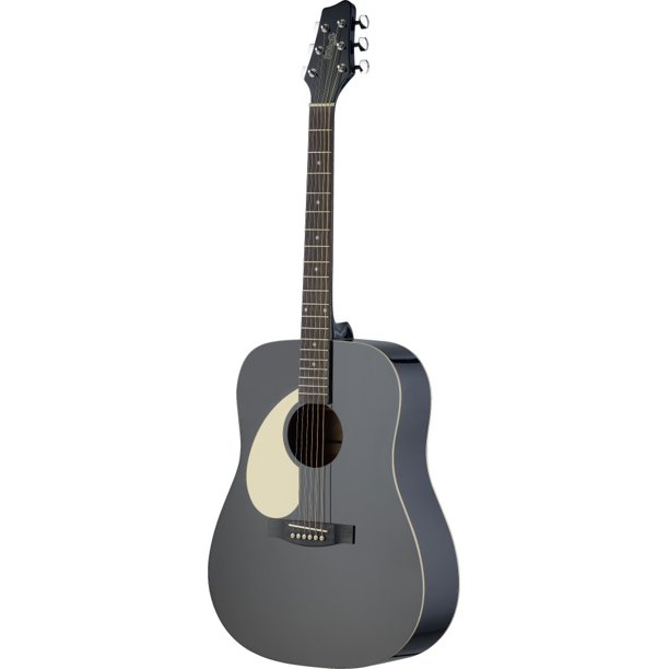 Stagg Acoustic Left Handed Guitar - Stagg Sa30d Bk Lh Dreadnought Acoustic Guitar Left Handed Black Walmart Com Walmart Com