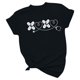 thumbnail image 4 of Camisetas con estampado de letras y cuello redondo de verano para mujer, blusas femeninas cómodas y elegantes, Tops OAVQHLG3B Store  lin121212, 4 of 5