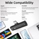 thumbnail image 4 of Adaptador para auriculares, 2 en 1 USB C a conector para auriculares de 3,5 mm HiFi DAC con adaptador de dongle de carga rápida de 27 W, 4 of 5