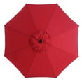 thumbnail image 3 of Cabana Life 9ft Patio Umbrella with Crank Open Close Red Tilting, 3 of 5