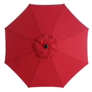 Cabana Beach 7.5ft Patio Umbrella with Tilt and Crank Open Close