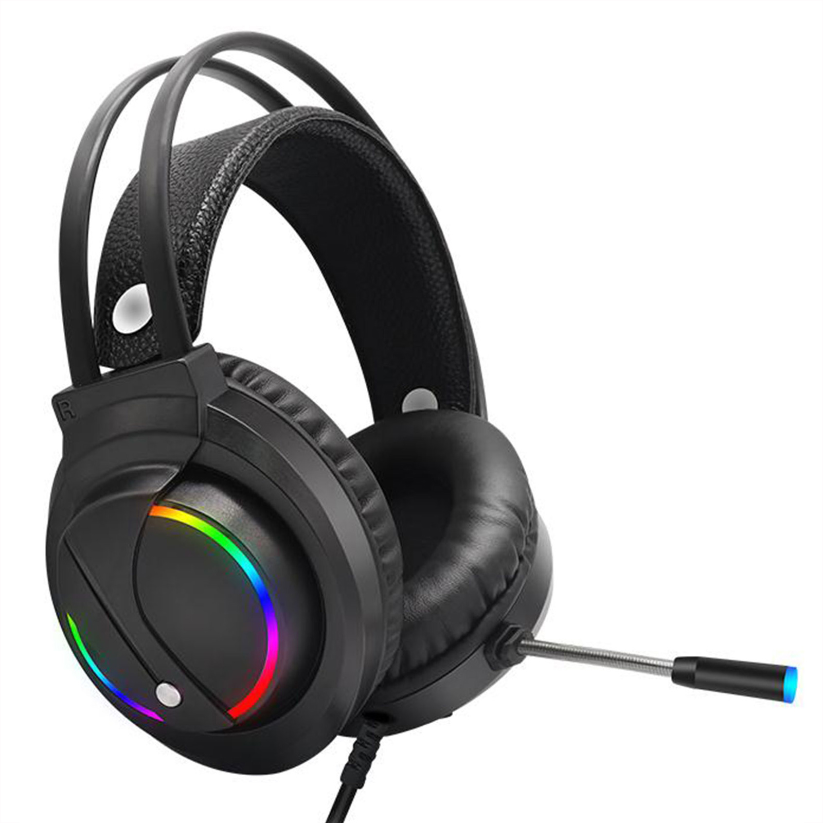 rgb pc gaming headset