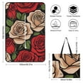 thumbnail image 2 of Red Rose Waterproof Picnic Blanket with Foldable Zipper, Suitable for Outdoor Use, Suitable for Travel, Camping, Beaches, Parks, Grasslands, Picnic Blanket Accessories, 2 of 8