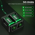 thumbnail image 4 of Xbox Controller Battery Pack, Fast Charging 2X 6200mWh Xbox Battery Pack Rechargeable USB Xbox Battery Charger Station for Xbox Series X|S/Xbox One/Faceplates Xbox 360 Consoles, 4 of 6