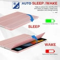 thumbnail image 2 of Ultra Lightweight Smart Trifold Stand Case for iPad 9th/8th/7th Generation Case 2021/2020/2019 iPad 10.2 Inch, Auto Sleep/Wake, 2 of 8
