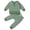 Green, variant on Boys Toddler Clothes Boys Matching Outfit Long Sleeve Romper/Sweatshirt+ Solid Pants Fall Winter 2PCS Clothes Set, Green
