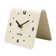 thumbnail image 1 of Reloj de mesa decorativo de metal con números arábigos nórdicos simples, reloj de escritorio para Blanco, 1 of 9