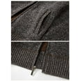 thumbnail image 4 of Gioberti Boy's Full Zip Knitted Cardigan Sweater with Hoody and Sherpa Lining, 4 of 4