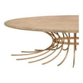 thumbnail image 2 of Moes Home Collection Dd-1005 Nicki 60" Diameter Mango Wood Top Iron Coffee Table, 2 of 3