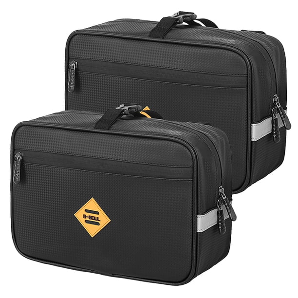 Bolsa para bicicletas Paquete de 2 4.5L Bolsa trasera para bicicleta Bolsa impermeable para manillar B-SOUL Bolsa para bicicletas