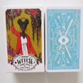 thumbnail image 1 of Cartas de oráculo de baraja de Tarot para mujeres y niñas, juego de cartas de adivinación misteriosa, bruja verde, juego de mesa, nuevo Fivean unisex, 1 of 2