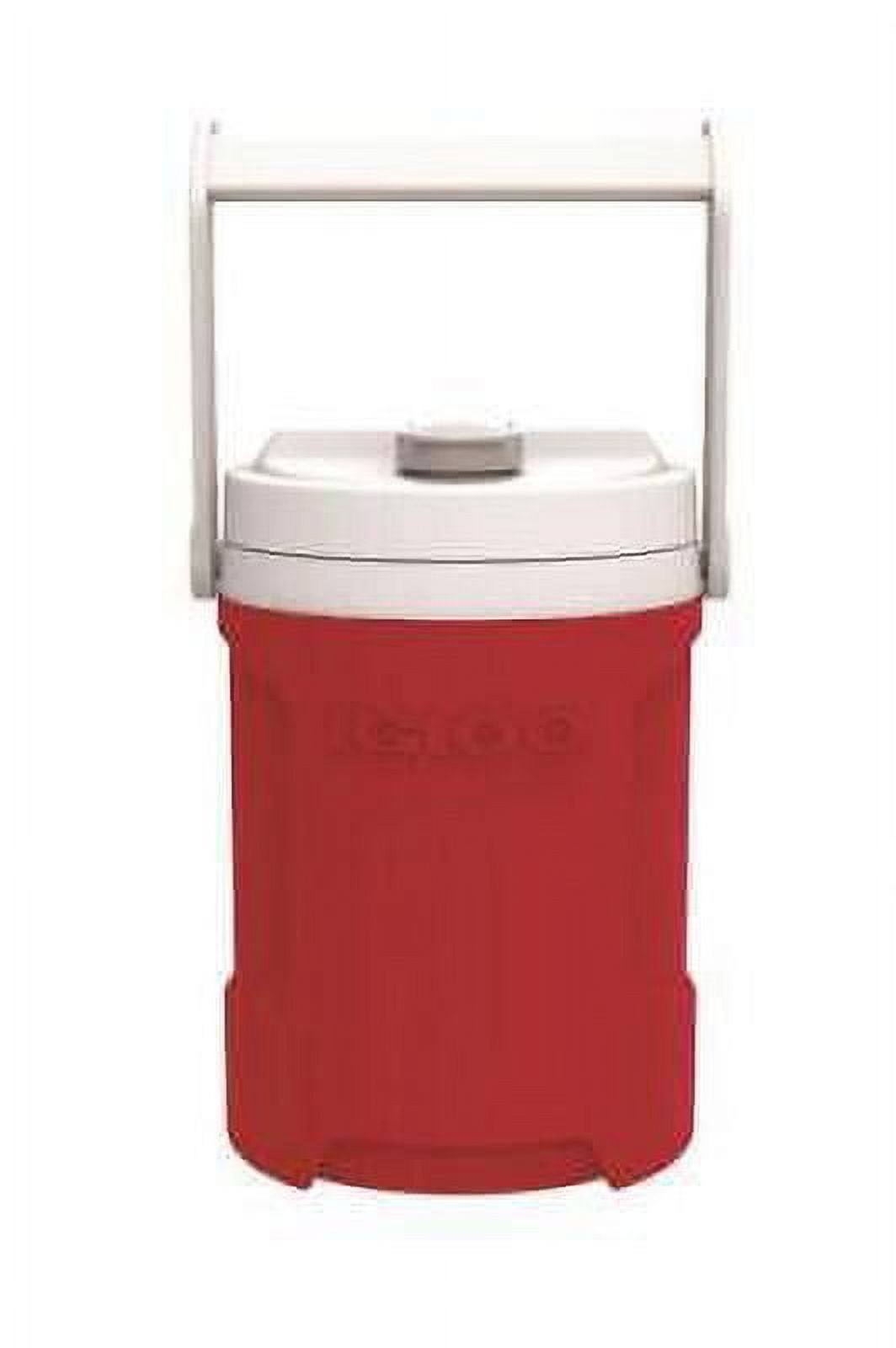 Igloo Latitude Insulated 0.5 gal Red Beverage Water Bottle