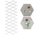 thumbnail image 4 of 1pc Expandable Garden Fence Wall Fence Decor Wooden Climbing Plant Support Fence, 4 of 9