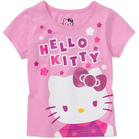 Hello Kitty - Baby Girls' Kitty Graphic Tee - Walmart.com