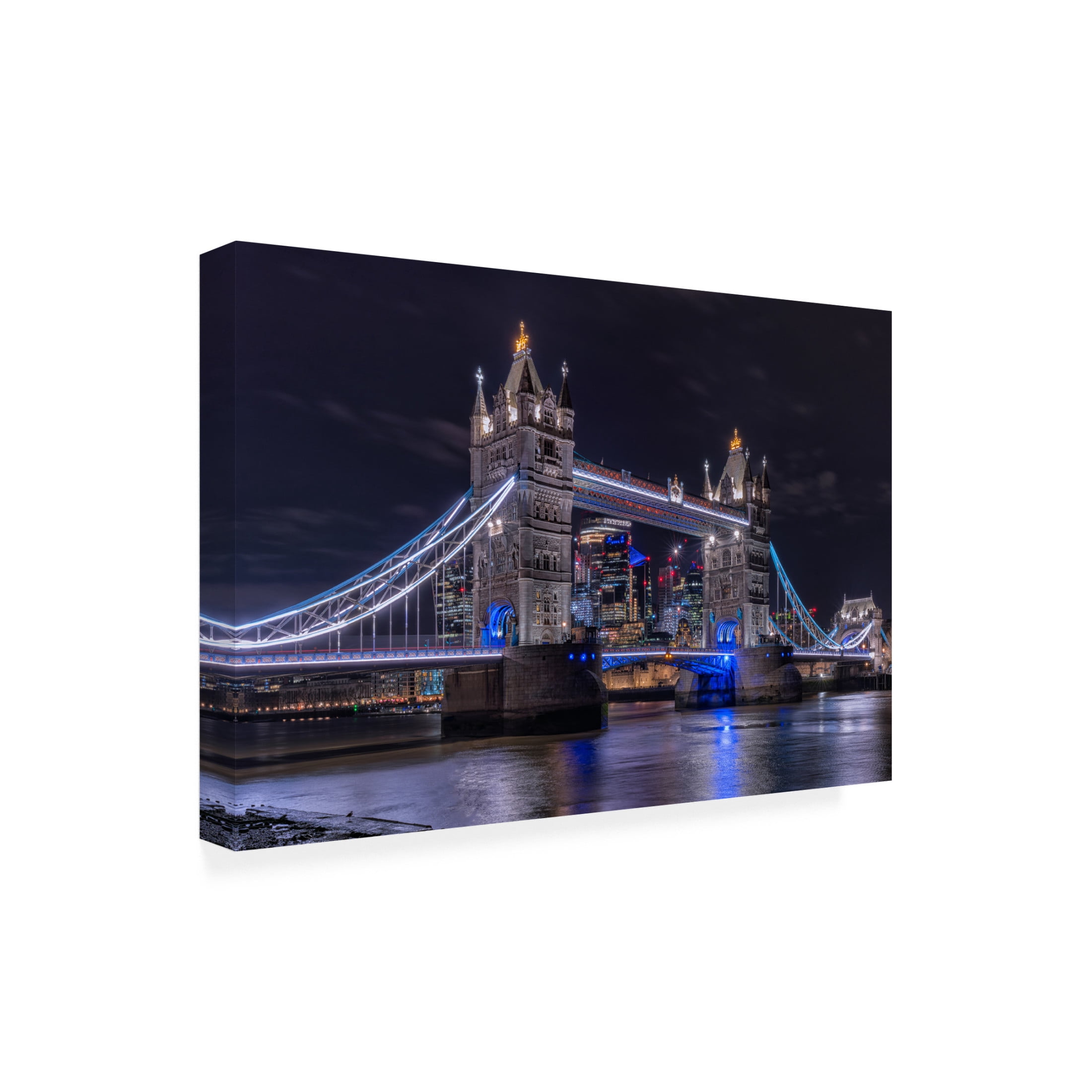 Trademark Fine Art Michael Kalika Tower Bridge In London Canvas Wall Art