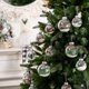 thumbnail image 4 of 12 Uds Adornos de bolas de Navidad transparentes YONGSHENG 3 pulgadas, 4 of 5