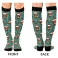 thumbnail image 2 of joogoo Highland Cattle Christmas Socks Women Men Knee High Sock, 2 of 8