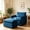 Navy, variant on RIAFUN Oversized 4-Seat Modular Corduroy Sectional Cloud Couch, Deep Seat Upholstered Sofa with 2 Throw Pillows, Cozy Living Room Furniture, Beige