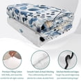 thumbnail image 4 of King Quilt Set 96''x106'', Blue Coastal Starfish Lightweight Bedspread Coverlet with 2 Pillow Shams, Beach Nautical Shell Eucalyptus Wooden Breathable All Season Quilt Bedding for Bedroom/Guest Room, 4 of 9