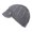 Gray, variant on Women Elegant Rib Knitted Cabbie Skull Cap Winter Beanie Hat with Visor