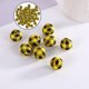 thumbnail image 3 of , para Manualidades, Pulseras de Guirnaldas, Decoración de Granja, Fabricación de Joyas, Accesorios para Manualidades de - cuadrícula negra sobre amarillo Yinane cuentas de madera, 3 of 6