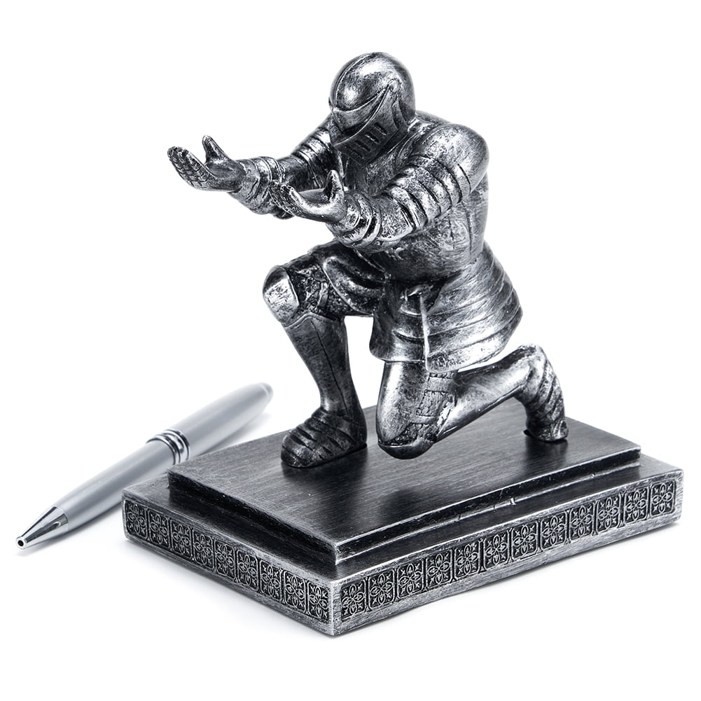 ThreeH Executive Knight Pen Holder Office Desk Organizers Best Gift