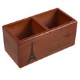 thumbnail image 2 of Organizador de herramientas de peluquería de madera vintage, caja de almacenamiento multifuncional para tijeras, herramientas de peluquería, organizador de escritorio para salón y hogar., 2 of 5