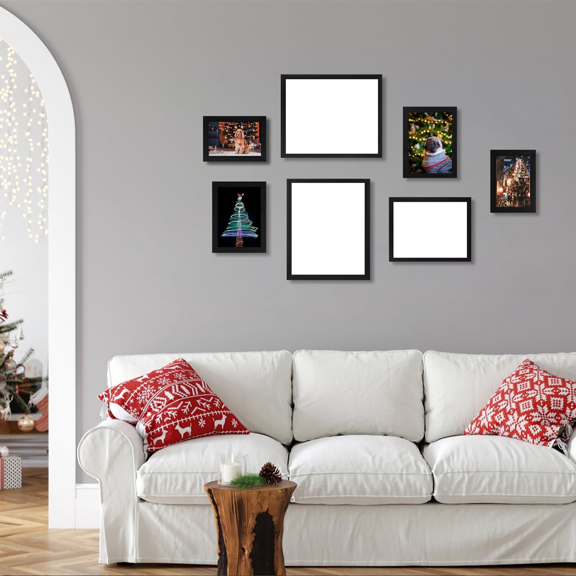 8x10 Photo Frames, 12 Pack Multi-Use Frames, Wall Mountable Picture Frames, Desktop Display Frames, Perfect for Gallery Wall, Family Picture Collages, Office Decor, Black