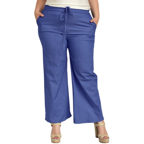 Pantalón casual Roman Fashion/Tallas Extras, 7045 (light) azul 38 Roman Fashion P-GR-7045-AZUL