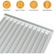 thumbnail image 4 of G362-2100-W1 Grill Emitter Plates for Charbroil Commercial Tru Infrared 463642316 463644220 463675016 466642316 463675016P1 Grill Part 17 1/8" Charbroil Stainless Steel Red Infrared Replacement Grates, 4 of 7