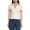 NoColor, variant on Truth womens  Blanket Stitch Polo Top, s, White
