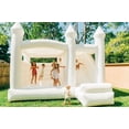 thumbnail image 5 of 15' x 13' PVC White Bounce House with Slide and Air Blower, 5 of 6