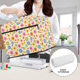 thumbnail image 6 of HELLHERO Sewing Machine Protector Cover Colourful Flowers Storage Pocket Soft for Most Singer and Brother Sewing Machine, 6 of 8