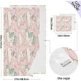 thumbnail image 3 of Cute Unicorn Towels Highly Absorbent Cotton Towels 2 Pack, Premium Spa & Hotel Quality Quick Dry Towel Set,54" x 27", 3 of 7