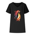 thumbnail image 4 of Womens Summer Tops Casual Plus Size Womens T Shirts Casual Cotton Basic Fitted Short Sleeve Tees Skims Dupes Shirt Clearance Deals, 4 of 4