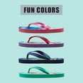 thumbnail image 5 of NORTY Girls' Flip-Flops for Beach, Pool, Everyday Sandal Shoe, 5 of 11