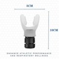 thumbnail image 2 of Portable Breathing Trainer Lung Respirator Silicone Mouthpiece Exercise Training Equipment Accessories New, 2 of 4