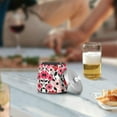 thumbnail image 5 of Yayeee Ashtray with Lid for Cigarette Smokeless Stainless Steel Home Ash Holder, Pink and Red Flowers, 5 of 7