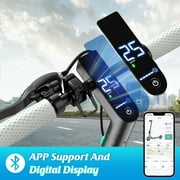 Adults Electric Scooter for Teens,Long Range Portable Commuting E Scooter,350W Motor 8.5 Solid Tires, Fast Speed 19mph,Top 20Miles