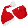 thumbnail image 1 of Gorro de Crochet Navideño Jadeshay para Bebé 0 a 3 Meses, 1 of 14
